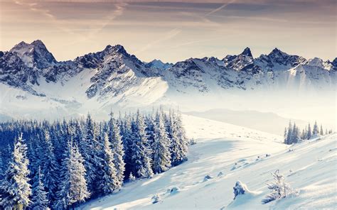 nature, Winter, Mountains, Landscape, Snow Wallpapers HD / Desktop and ...