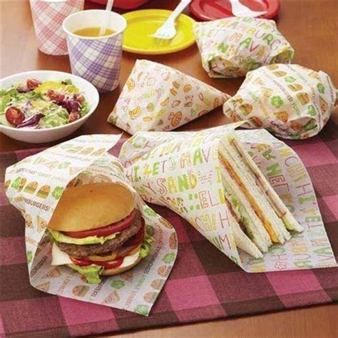 Printed Burger Wrapping Paper, 250, Rs 1.20 /piece R. S. Traders | ID ...