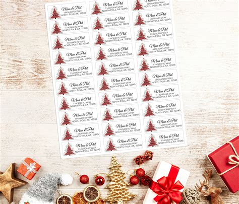 Christmas Address Labels Printable