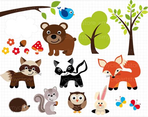 Free Forest Animal Cliparts, Download Free Forest Animal Cliparts png ...