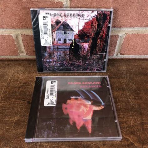 Paranoid & Black Sabbath by Black Sabbath CD Lot of 2 NEW & SEALED ...