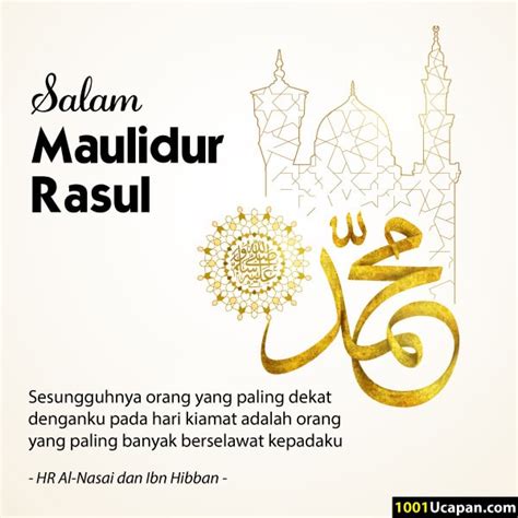 Salam Maulidur Rasul: Koleksi Ucapan dan Pantun