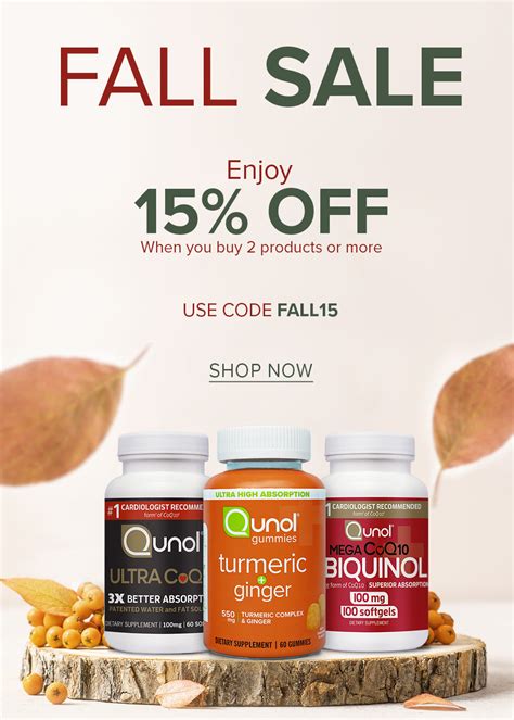 Qunol CoQ10 & Turmeric Supplements | Qunol