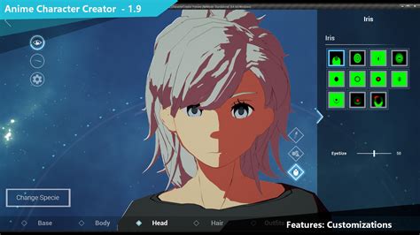 Anime Character Creator in Blueprints - UE Marketplace