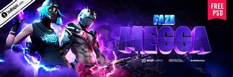 Free Cover Banner for season x fortnite game PSD Template - Indiater