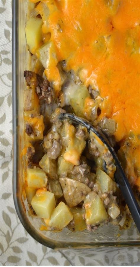 Beef | Ground Beef and Potato Casserole Food beverage recipes for ...