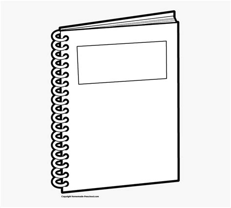 Clip Art Coloring Page Notebook , Free Transparent Clipart - ClipartKey