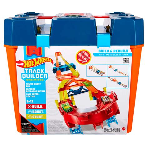 Hot Wheels Track Builder - Power Boost Box online ... | Lobbes Speelgoed