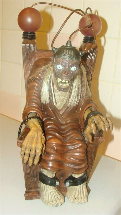 RARE 1996 Tales From The CRYPT Keeper Figurine Animated Electric Chair ...