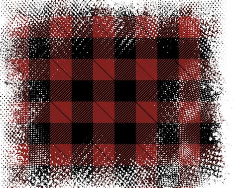 Buffalo Plaid Png Distressed Red and Black Plaid Sublimation | Etsy