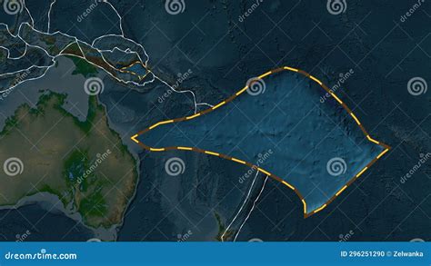 Solomon Sea Plate Extracted. Fahey. Physical Stock Illustration ...