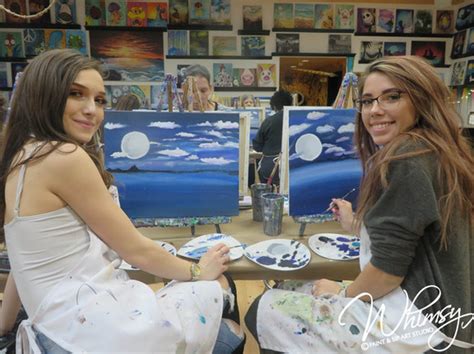 Whimsy Paint & Sip Art Studio :: Orchard Town Center :: How It Works FAQ