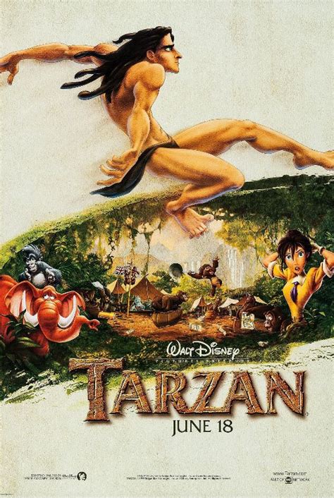 Tarzan (1999) – Original Disney Advance One Sheet Movie Poster ...