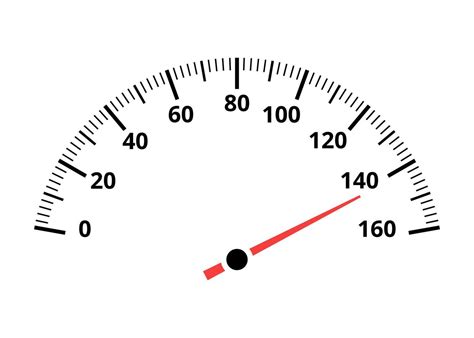 Speedometer vector isolated on white background 16730187 Vector Art at ...