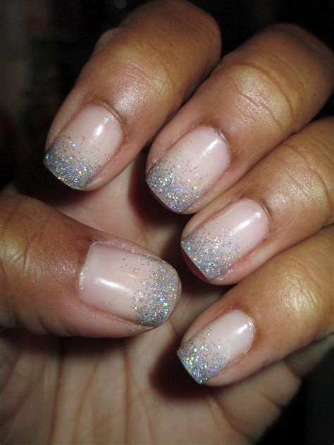 Fairly Charming: Church Mani: Frosted Tips!