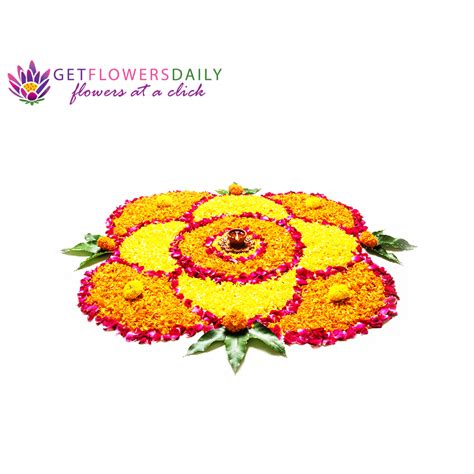 Small Flower Rangoli Designs For Daily | Best Flower Site