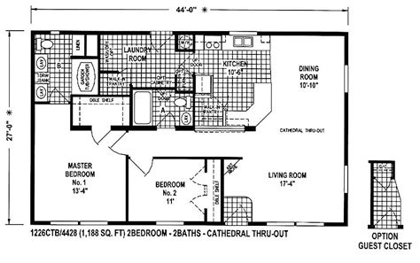 clayton double wide homes floor plans : Modern Modular Home