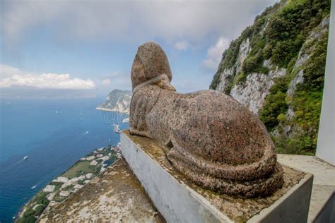 The Villa San Michele in Spring, in Anacapri on the Island of Capri ...