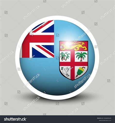 Flags Vector Fiji Fiji Flag Isolated Stock Vector (Royalty Free ...