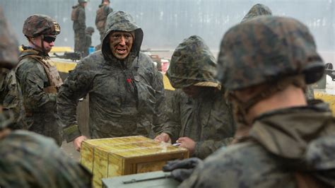 Camp Geiger Marines Mourn Pfc. Dylan B. Covington