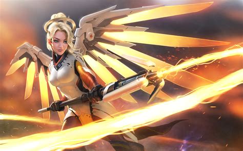 Mercy Overwatch Wallpaper - WallpaperSafari