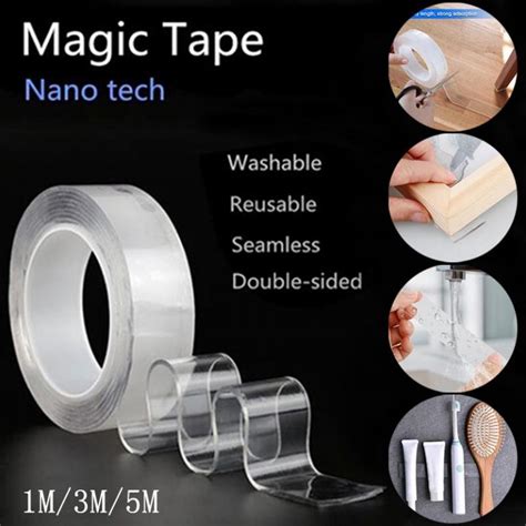 Double Sided Adhesive Sticker Tape Ultra High Strength Mounting Nano ...