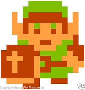 Nintendo NES 8-bit Zelda Link Vinyl Decal Sticker Emblem | eBay