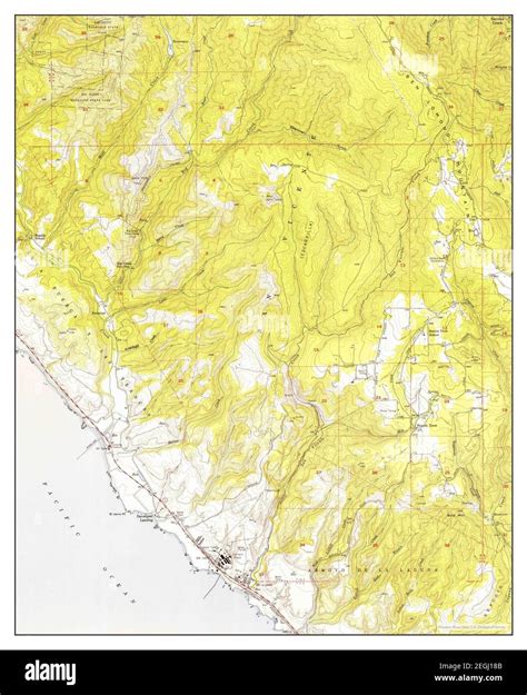 Davenport, California, map 1955, 1:24000, United States of America by ...