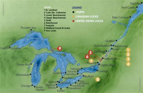 St Lawrence River Map Images