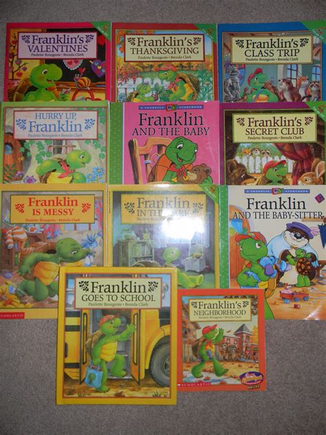 LOT 11 FRANKLIN The Turtle BOOKS by Paulette Bourgeois Scholastic