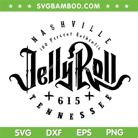 Jelly Roll Country Music SVG PNG