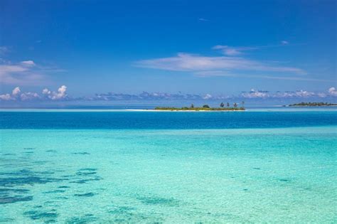 Premium Photo | Aerial ocean view of maldives atolls, world top beauty ...