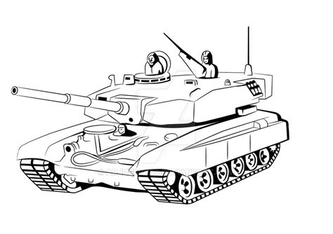 M1 Abrams Tank Drawing at GetDrawings | Free download