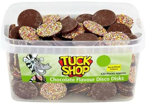 Tuck Shop Chocolate Flavour Disco Disks (120) pieces 720g | eBay