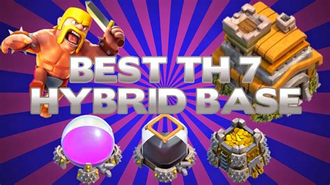 TH7 Hybrid Base - Defense Log Proof - COC Strategy