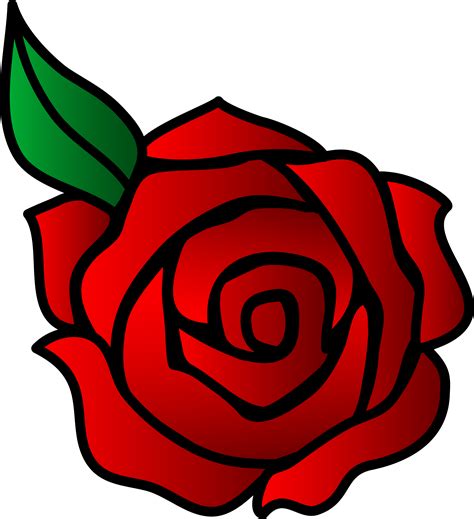 Rose Cartoon Flower - ClipArt Best