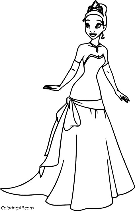 Tiana Coloring Pages (27 Free Printables) - ColoringAll