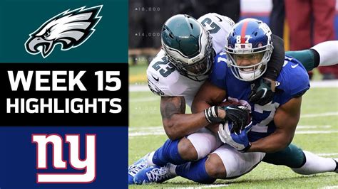 Eagles vs. Giants | NFL Week 15 Game Highlights - YouTube