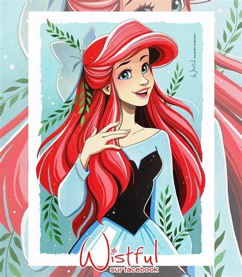 Ariel (Drawing by Wistful.Art @Facebook) #TheLittleMermaid - Art ...