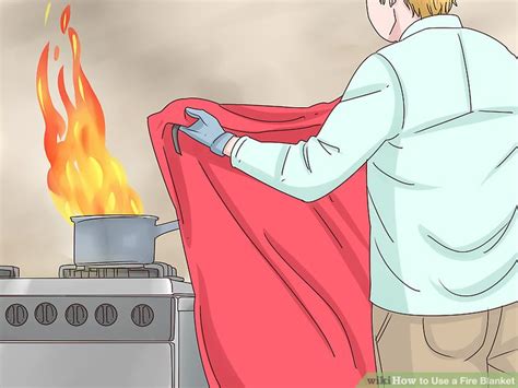 3 Ways to Use a Fire Blanket - wikiHow