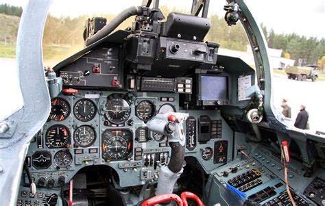 Cockpit of Sukhoi Su-27 Air Force Aircraft, Aircraft Art, Aircraft ...