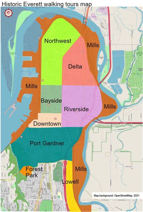 Everett Neighborhood Map