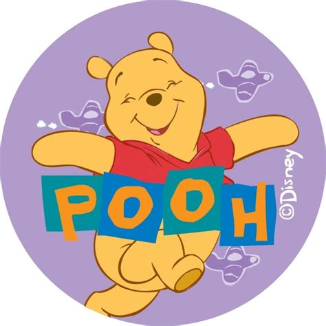 Primero gráfico informal winnie the pooh logo vector Viento sencillo Unirse