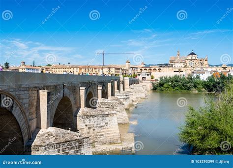 Roman Bridge Over Guadalquivir River Editorial Stock Image - Image of ...