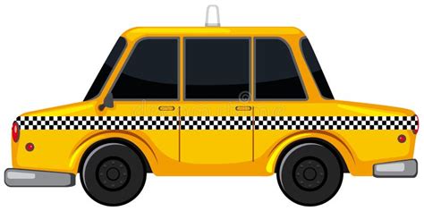 Vintage Yellow New York Taxi Stock Vector - Illustration of taxi ...