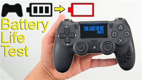 Battery Life Test of PlayStation 4 Dual Shock 4 Controller - YouTube