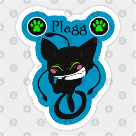 Plagg The Kwami Of Destruction - Miraculous Ladybug - Sticker | TeePublic