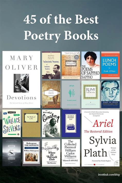 45 of the Best Poetry Books of All-Time | Best poetry books, Poetry ...