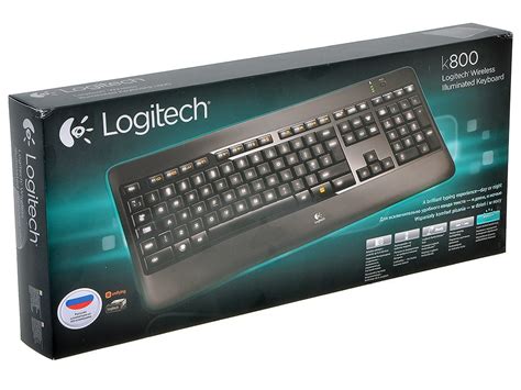 Logitech K800 Wireless Illuminated Keyboard Radio Keyboard German ...