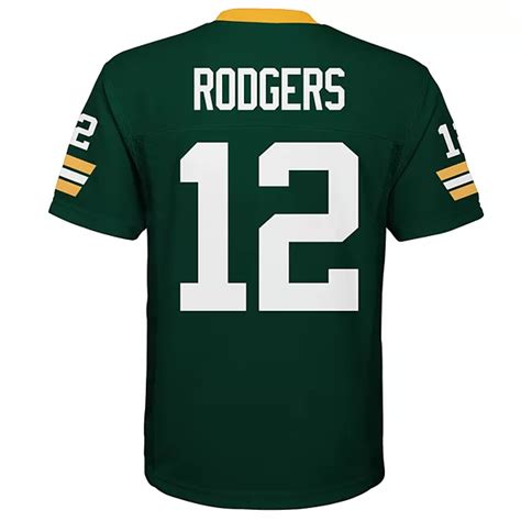 Boys 8-20 Green Bay Packers Aaron Rodgers Replica Jersey